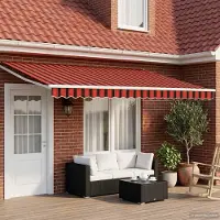 Prolenta Maison Exclusive - Tenda da sole solare elettrica, dimensioni 4,5 x 3 metri