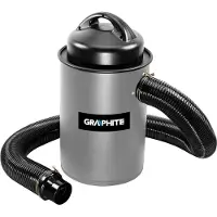Graphite Aspirazione trucioli 1100W 50 L, contenitore da 50 L, lunghezza tubo di aspirazione 2m, capacità di aspirazione 2,5KPa (LxHxW) 400x660 x4000 mm, peso 9 kg