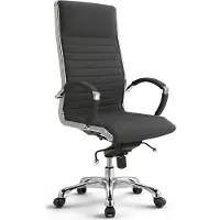Versee Montreal sedia direzionale in tessuto antracite - sedia ergonomica da ufficio e da scrivania, rivestimento traspirante, comoda sedia girevole, stabile fino a 150 kg