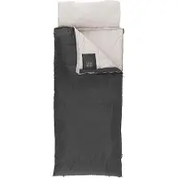 Outwell Contour Sacco a pelo sintetico (220 x 85 cm, nero)