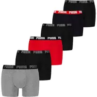 Puma Boxer 'Everyday' grigio sfumato / rosso / nero / bianco