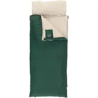 Outwell Contour Sacco a pelo sintetico (220 x 85 cm, verde)