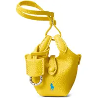 Ralph Lauren per donna. 427P17791002 Charm Shiny Drum giallo (OSFA), Casual, Pelle