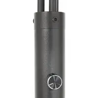 Steinhauer Lampada da terra Nox Light a 3 luci, nera, stelo in bambù, E27