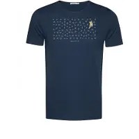 GreenBomb Lifestyle Boulderer Spice T-Shirt T-shirt Uomo (S, blu)