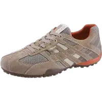 Geox Sneaker bassa 'UOMO SNAKE' camello / talpa / bianco