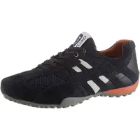 Geox Sneaker bassa 'UOMO SNAKE' navy / arancione / bianco