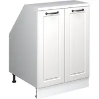 Vicco Mobile cucina sottotetto R-Line Bianco rustico 60 cm con 2 porte, corpio 60 cm profondità, Model 60275