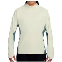 Nike ACG Solar Chase Dri-Fit UV L/S Hooded Top Maglia da corsa Uomo (S, beige)