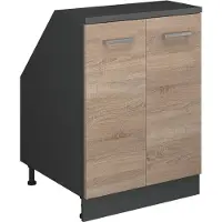 Vicco Mobile cucina sottotetto R-Line Sonoma 60 cm con 2 porte, corpio 60 cm profondità, Model 60312