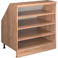 Vicco Mobile cucina sottotetto R-Line Rovere dorato 80 cm con 4 scomparti, corpio 60 cm profondità, Model 60327
