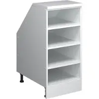 Vicco Mobile cucina sottotetto R-Line Bianco 40 cm con 4 scomparti, corpio 60 cm profondità, Model 59975