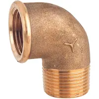 Maestrini Connettore A Gomito Ottone Cromato M-f 1´´