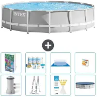 Intex Struttura per piscina a forma di prisma - 427x107 cm - composta da 7 elementi - modello S548
