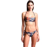 Emporio Armani per donna. EW000798_AF20242 Bikini Logomania blu (M), Beachwear, Poliamide