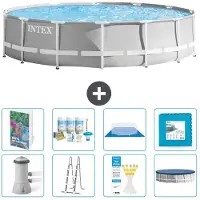 Intex Struttura per piscina a forma di prisma - 427x107 cm - composta da 7 elementi - modello S536