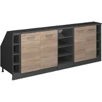 Vicco Mobile cucina sottotetto R-Line Sonoma 210 cm Set di 5 carcasse armadio profondità 60 cm, Model 59986