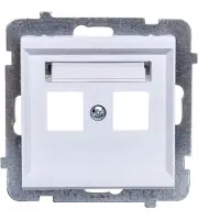 Ospel SONATA Cassetto doppio bianco GPK-2R/p/00