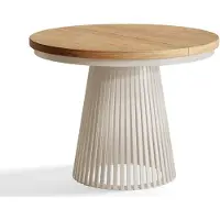 Alpi Möbel Tavolo da Pranzo Allungabile, Tavolo da Cucina Rotondo, Stabile Costruzione con Gambe in Metallo, Diametro 100 cm, Craft, Collezione Nero