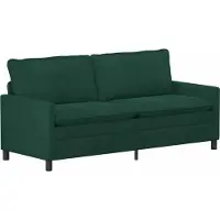 vidaXL Set di divani, 2 pezzi, velluto verde scuro
