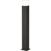 TRIO Lighting Lampione HUDSON, antracite, altezza 80 cm, metallo, IP44