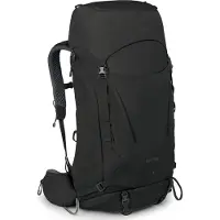 Osprey - Zaino da trekking - Kestrel 48 Black per Uomo in Nylon - Taglia S/M - Nero