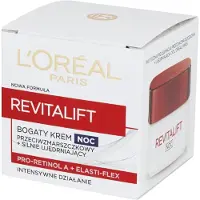 L'Oréal RevitaLift Crema Notte con Elastina 50ml — Crema Viso Notte