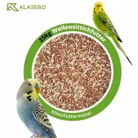 KLASEBO Mangime per parrocchetti 25kg, cibo per cocorite, mangime per uccelli, alimento per cocorite