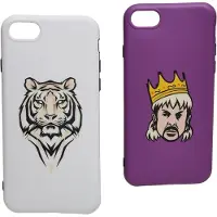 Mister tee Custodia per smartphone 'Big Cats I Phone 6/7/8' giallo / lilla / nero / bianco