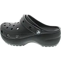 Crocs Women's Classic Platform Clog Sandali Donna (W7, nero)
