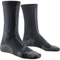 X-socks Trail Run Discover Crew Calze da running (35-38, grigio)
