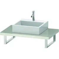 Duravit Console L-CUBE 45mm pz. 1 taglio 550 bianco lucido bianco lucido