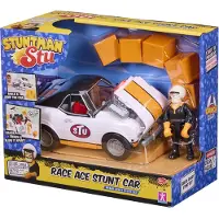 Bandai Personaggio Stuntman Race Ace Con Auto Acrobatica