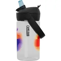 CamelBak Kid's Thrive Flip Straw Borraccia Bambini (400 ml, bianco)