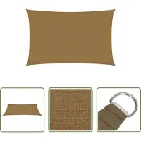 The Living Store Tenda da sole 160 g/m² Taupe 2,5x4,5 m HDPE