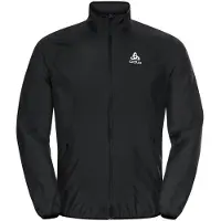 Odlo Jacket Essential Light Giacca a vento Uomo (M, nero)