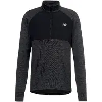 New Balance Rc Essential Heat Grid 1/2 Zip Black Taglia: S | Maglioni a maglia Outlet | Uomo | Nero