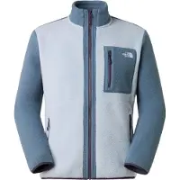The North Face - Felpa con zip in poliestere riciclato - M Yumiori Full Zip Frost Grey Granite Grey per Uomo in Poliestere Riciclato - Taglia L - Blu
