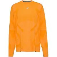 Asics Road Seamless L/S Top Maglia da corsa Uomo (S, arancione)
