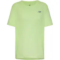 New Balance Women's Sport Essentials S/S Maglia da corsa Donna (M, verde)
