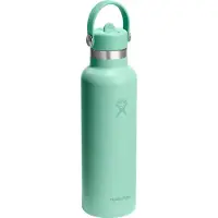 Hydroflask Standard Flex Straw Cap Bottiglia termica (621 ml, turchese)