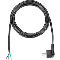 Bachmann Cavo di alimentazione H05VV-F 3G1,5 2m, nero, confezionato singolarmente