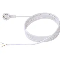 Bachmann Cavo di alimentazione H05VV-F 3G1.0 3m, bianco, non imballato