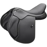 Wintec Sella da salto Waldhausen 500, sella, colore: nero, misura: 16,5'/42 cm