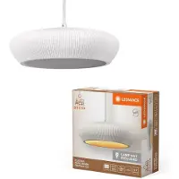 Ledvance Lampada da soffitto a sospensione Decor Plaster Pure E27 Bianca