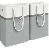OEM Secchio pieghevole da 75 litri, bianco schiuma, ideale per gli accessori da camera da letto e da bagno.