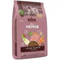 Bosch Tiernahrung Bosch 1kg MENUE Junior Tacchino+Avena&Miglio