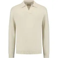 Dstrezzed Ds-niki Polo Silver Birch Taglia: XXL | Maglie a manica lunga Outlet | Uomo | Grigio