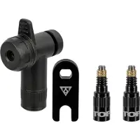 Topeak TurboFlow Valve Combo with RapidHead Accessori per copertoni e camere d’aria One Size