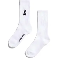 Armedangels Saamus Bold Socks Calze casual (39-42, bianco)